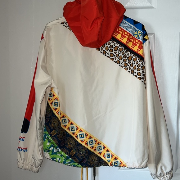 Disney World Animal Kingdom Adult Wind Breaker Rain Jacket Mickey Mouse Large - Picture 4 of 4